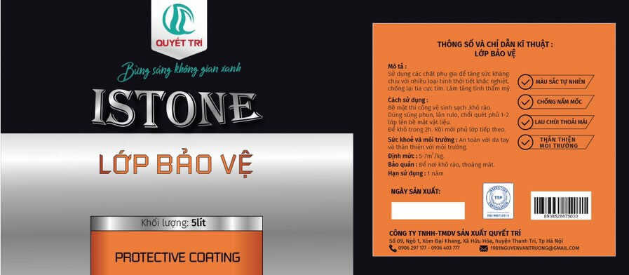 lớp bảo vệ sơn giả đá